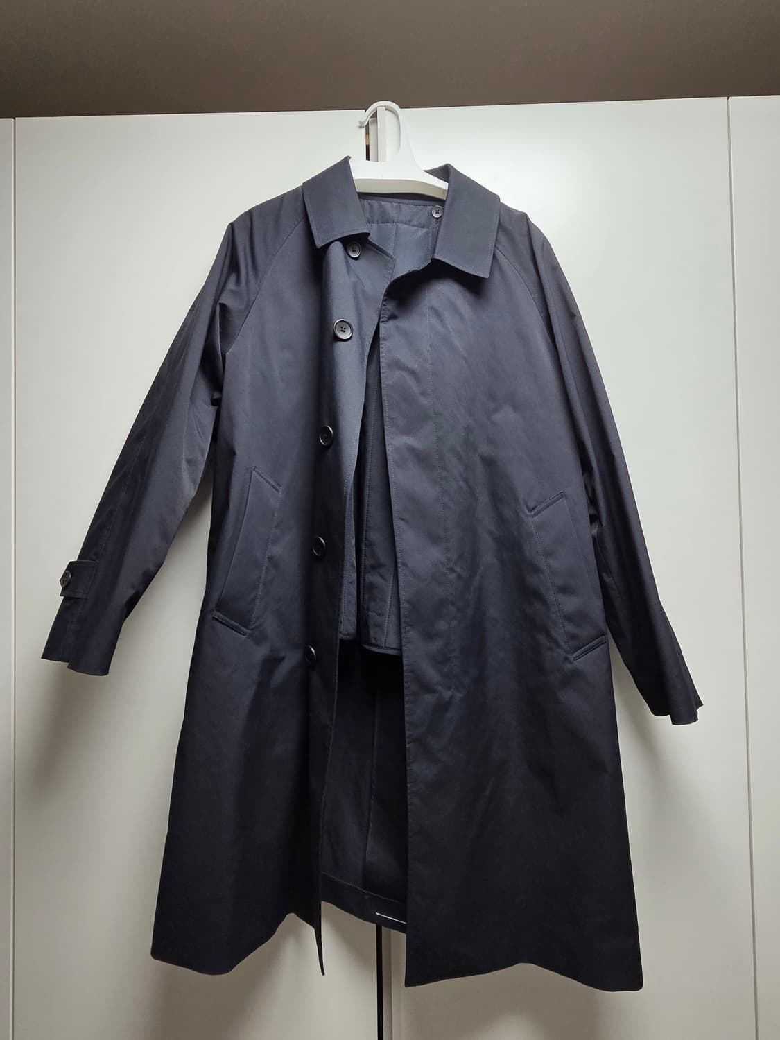 유니클로 트렌치코트 네이비 S 상품이미지1