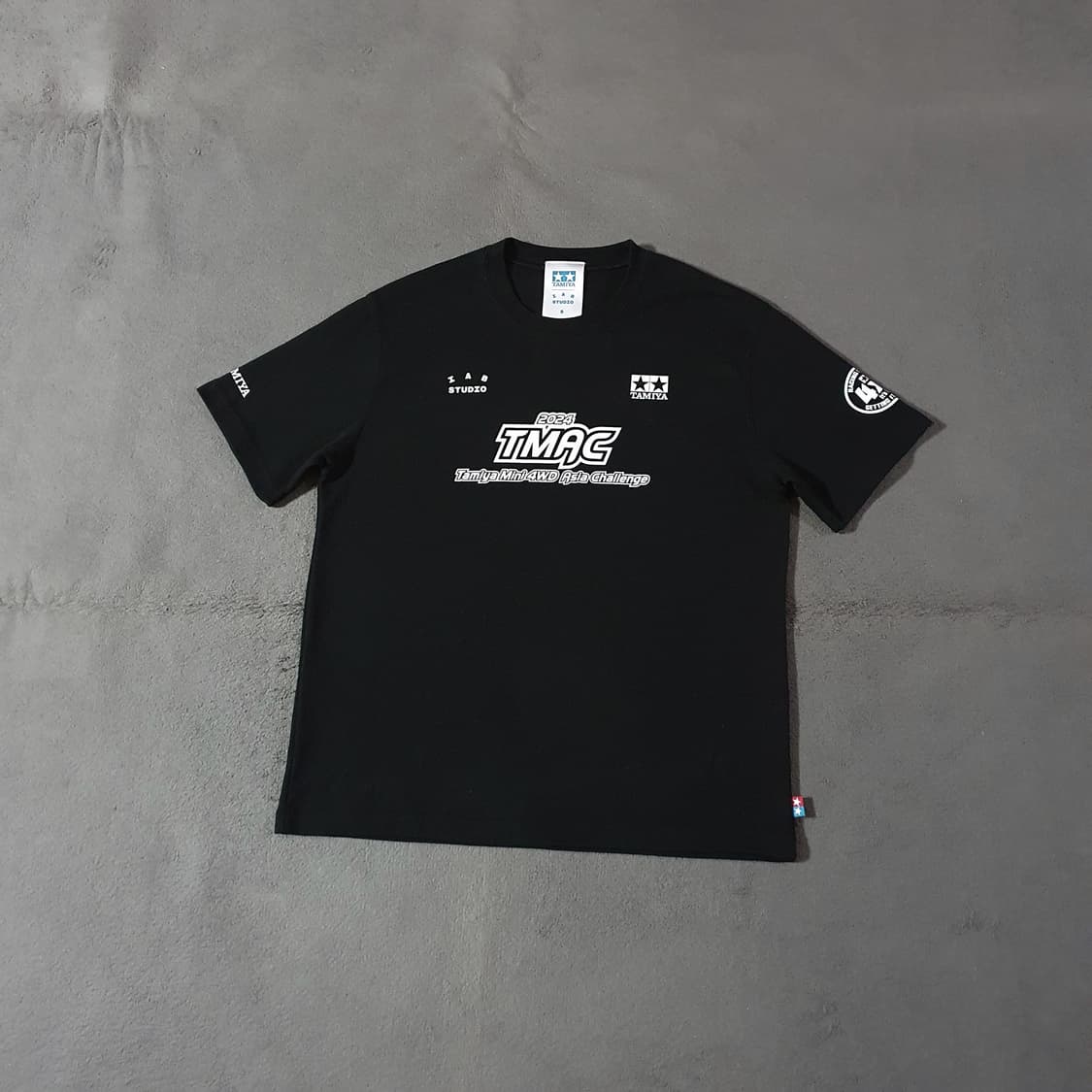 타미야 아이앱스튜디오 스태프 반팔 티셔츠 S 블랙 상품이미지3