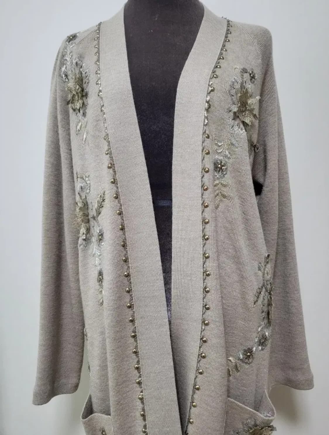 오스카 드 라 렌타 고가 롱 가디건 OSCAR DE LA RENTA 상품이미지4