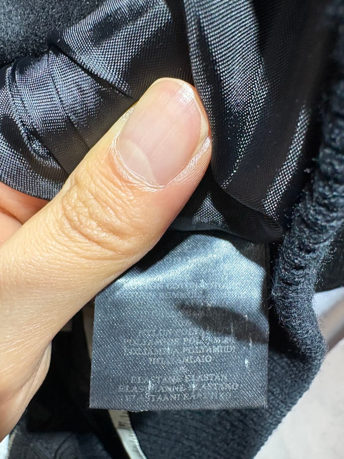 L BURBERRY 버버리 투포켓 노바체크 라인 모직 블루종 상품이미지6
