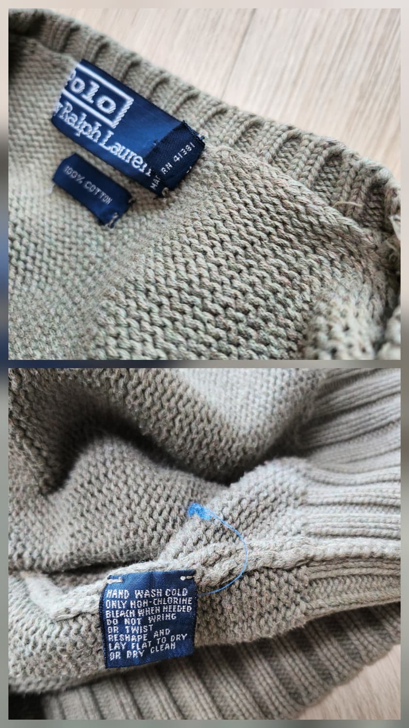 폴로랄프로렌 브이넥조끼 (XXL 상품이미지8