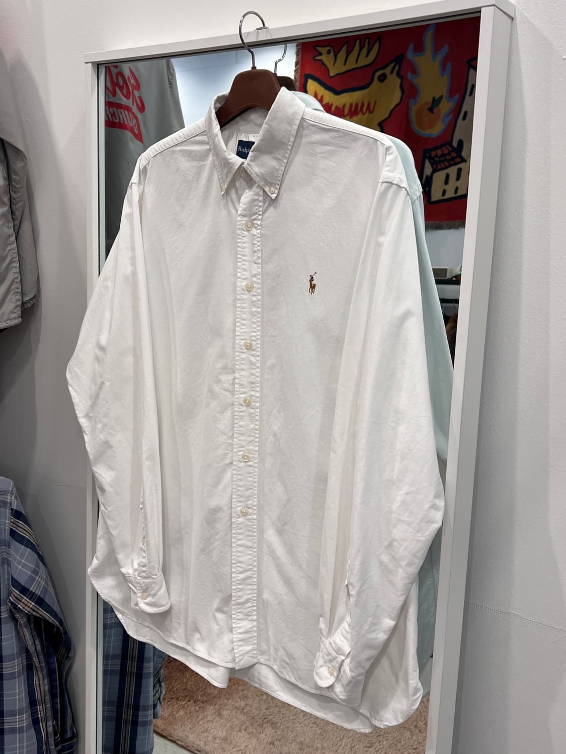 Polo ralph lauren 폴로 랄프로렌 화이트 옥스퍼드 셔츠 상품이미지1