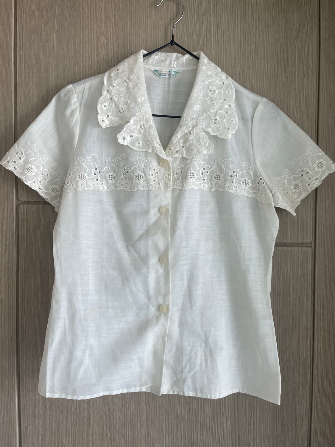 빈티지 엔틱 모리걸 러블리 펀칭 블라우스 상품이미지1