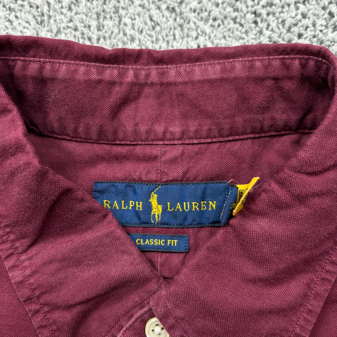 폴로 랄프로렌 버건디 포니 셔츠 상품이미지4