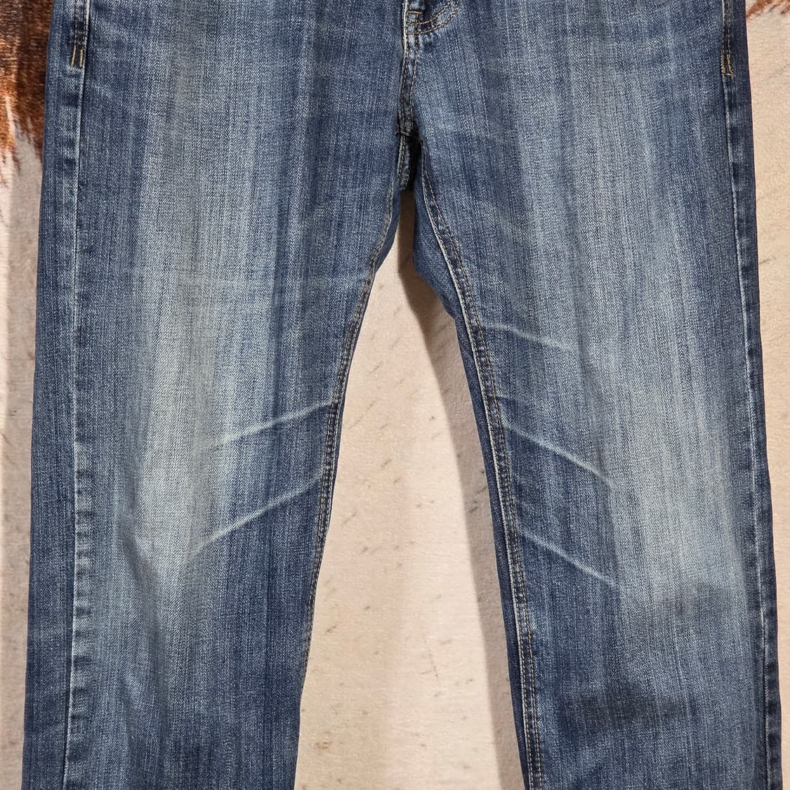빈티지 뒷자수 중청 데님팬츠 상품이미지6