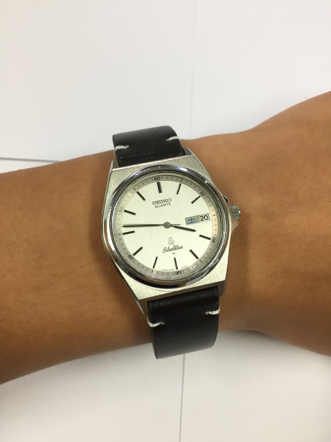 80s seiko silver wave sports day-date 상품이미지2