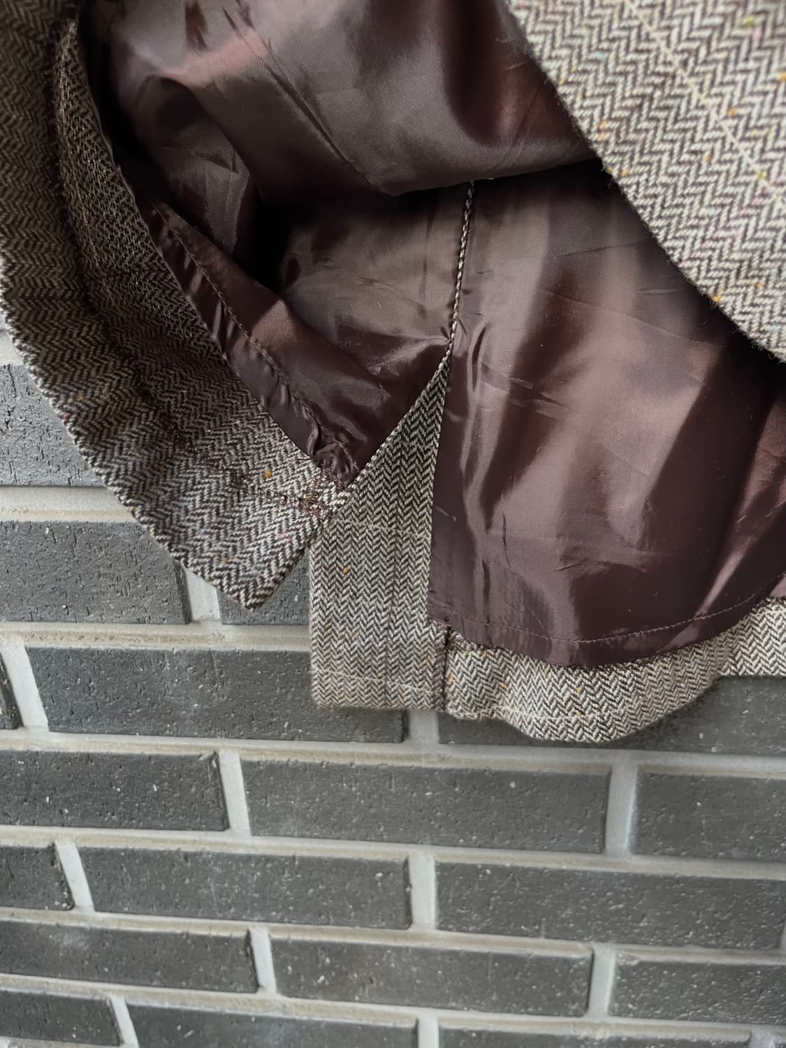 언발란스 트위드 스커트 브라운 상품이미지9