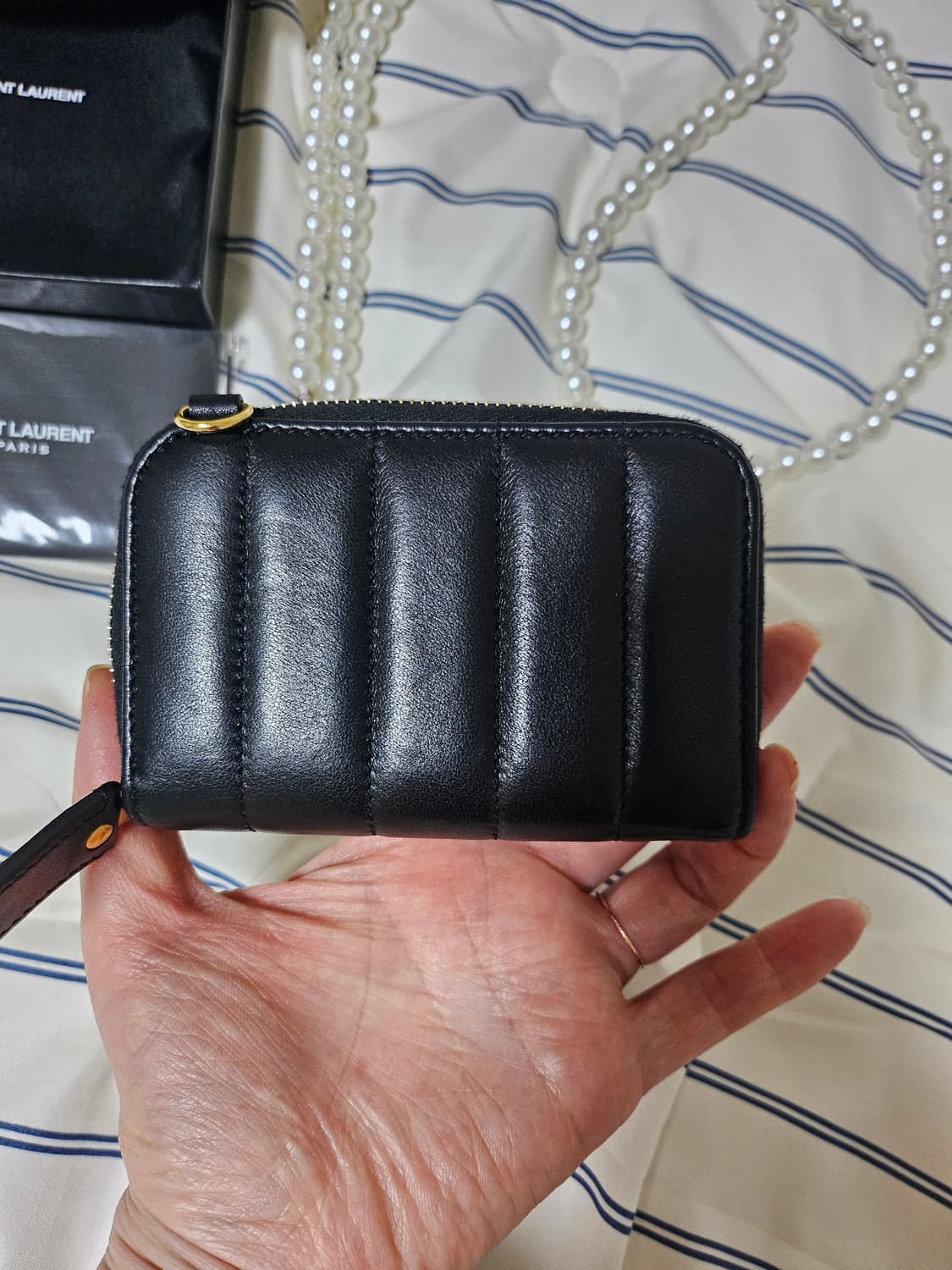 생로랑  지퍼돌이 카드지갑(정품) 상품이미지7