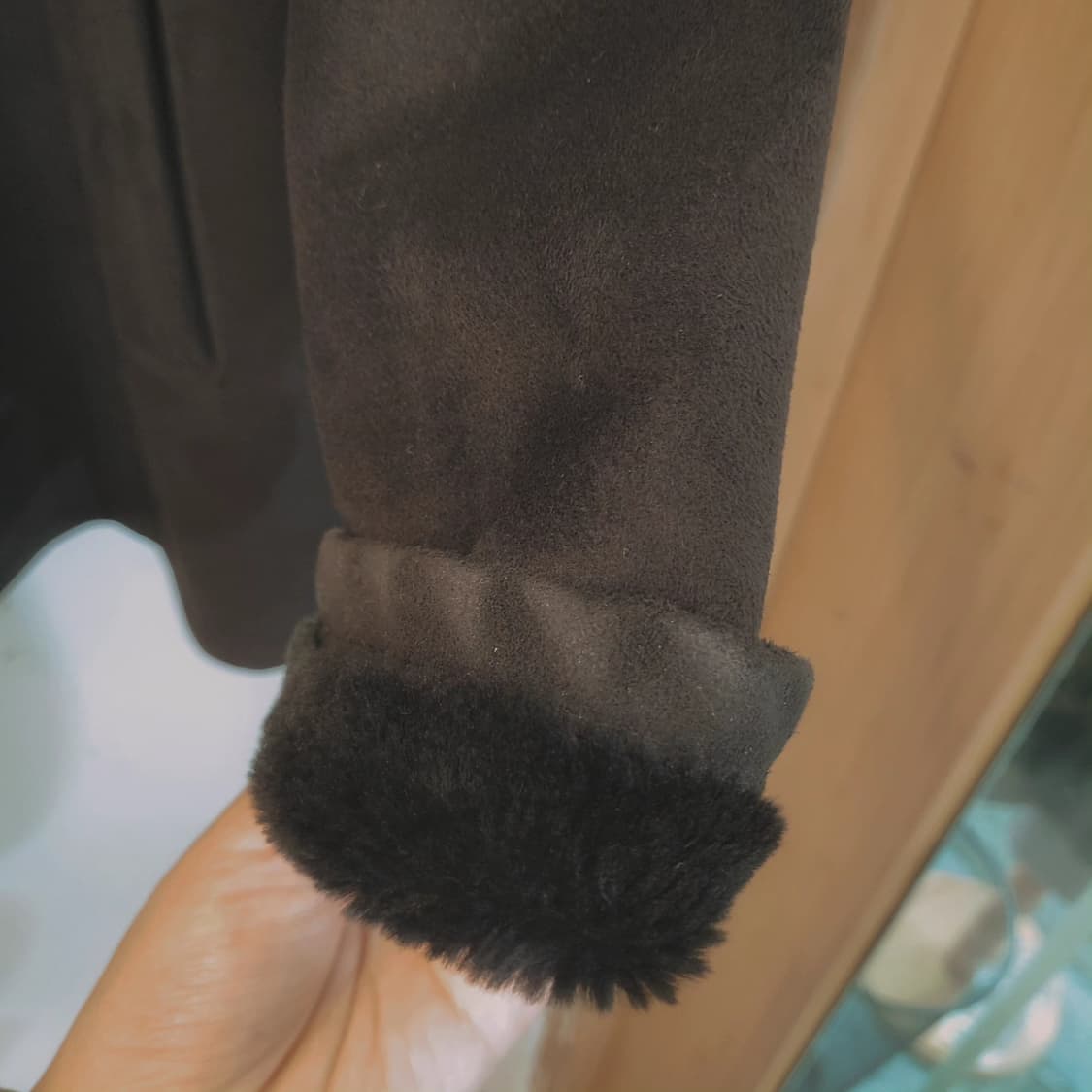 Protagonist 파인울 블랙 무스탕(Italy fabric) 상품이미지10