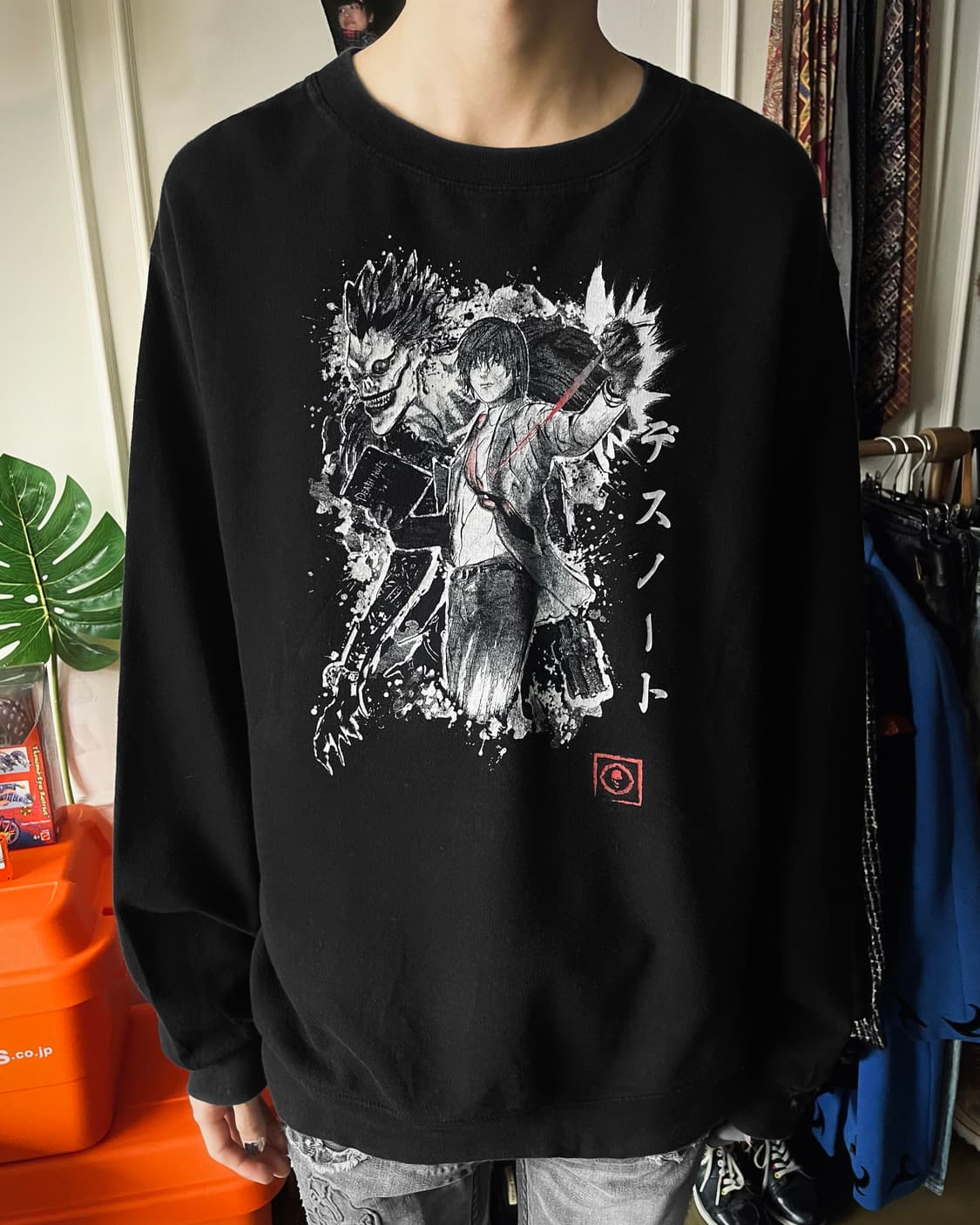 Death Note Bootleg Printed Sweatshirt 상품이미지2