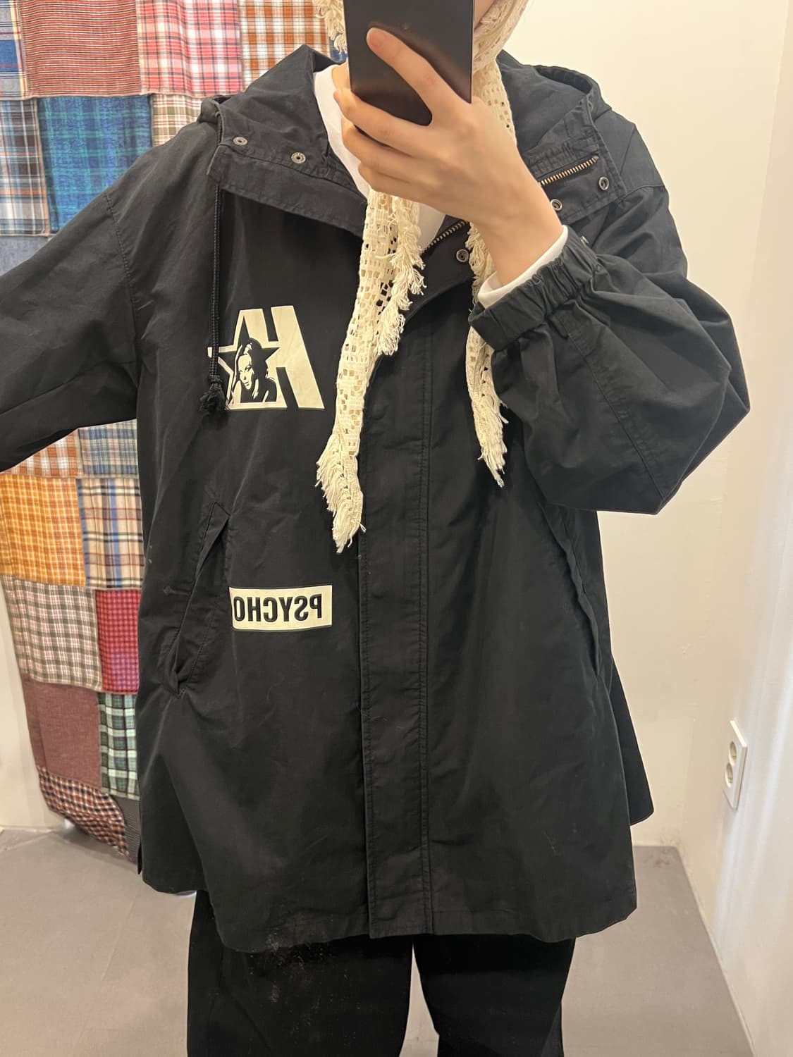 히스테릭글래머 프릴 후드 야상 상품이미지6