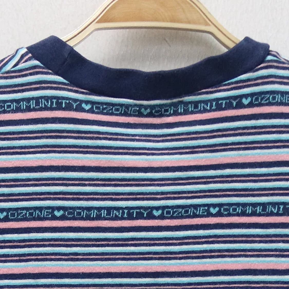 90'S 오존커뮤니티 스트라이프 반팔티셔츠 56404 상품이미지7
