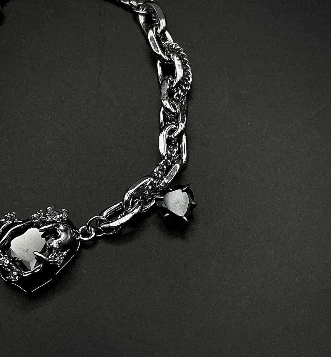 pcr053 Black heart bracelet 상품이미지3