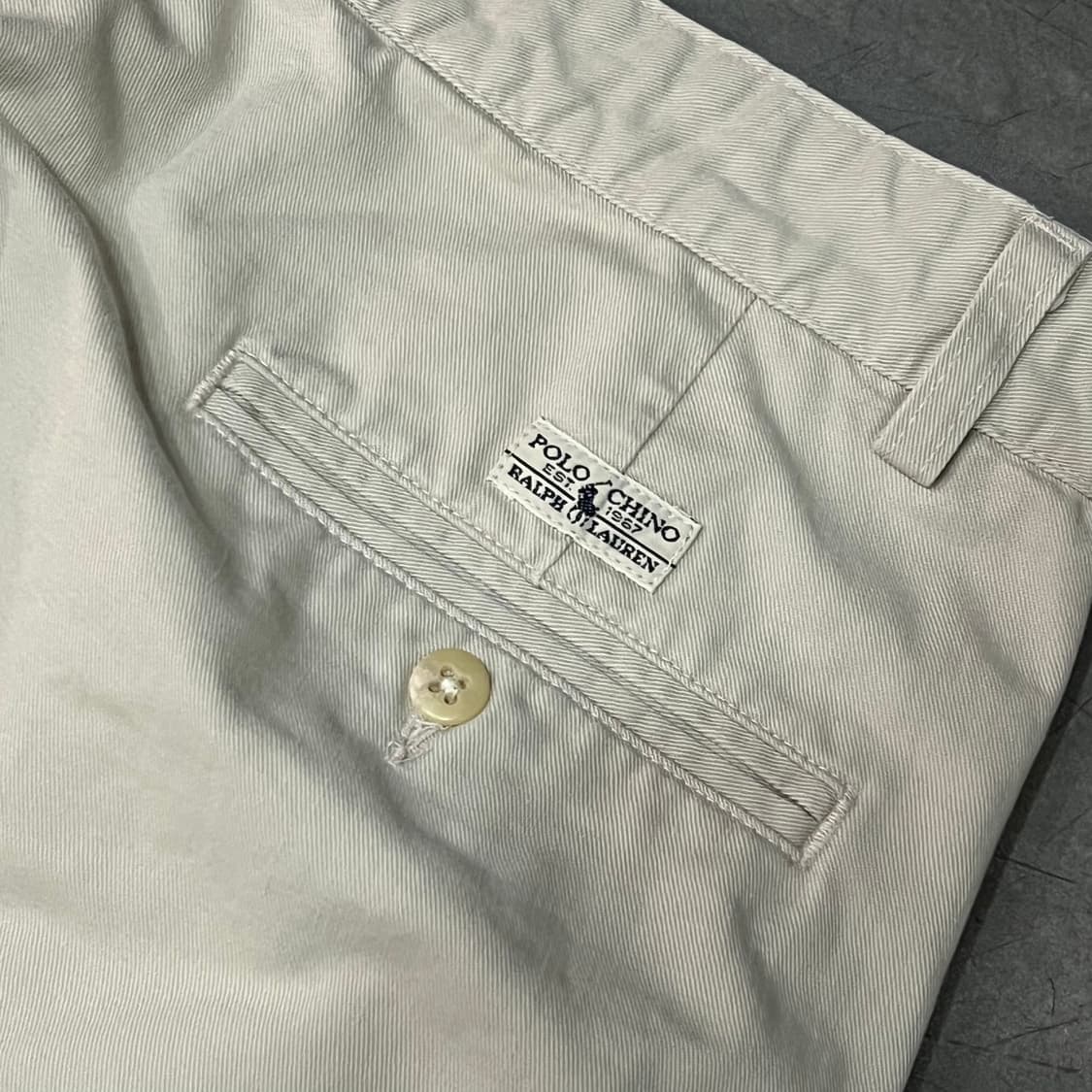  폴로랄프로렌 베이지 투턱 치노팬츠 y15462 상품이미지5