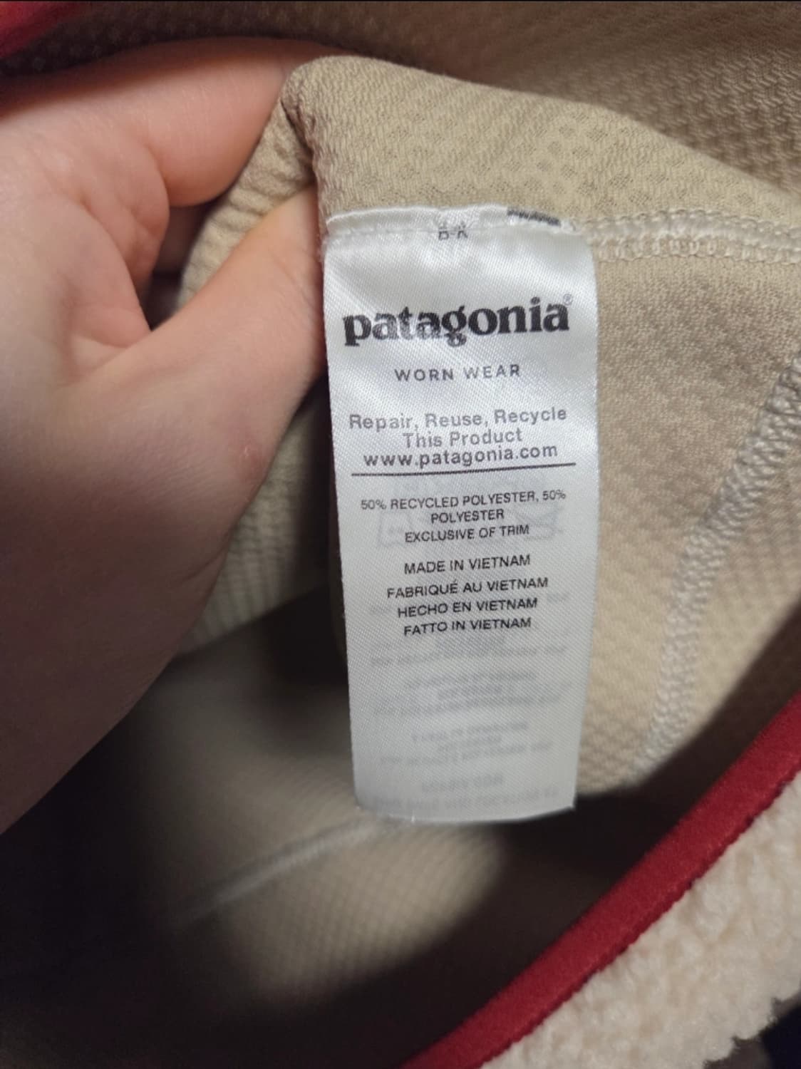 파타고니아 레트로X 플리스 자켓 xs 상품이미지5