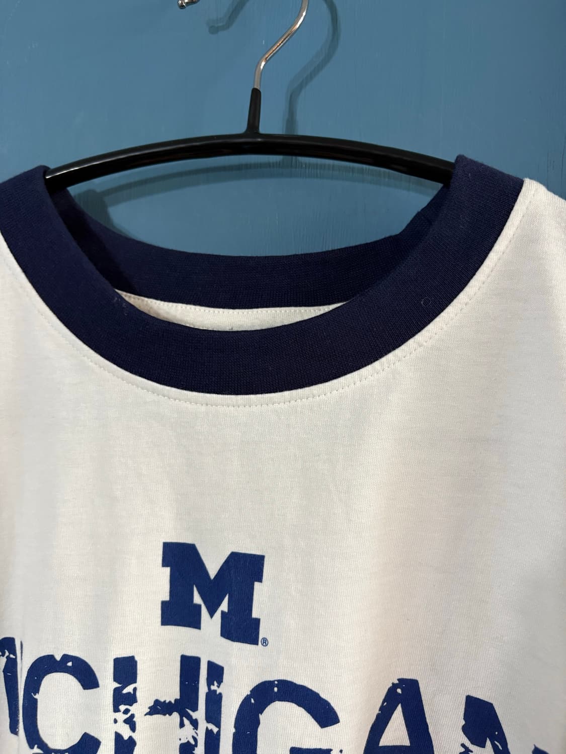 00‘s Michigan 1817 Wolverines Ringer Tee 상품이미지4