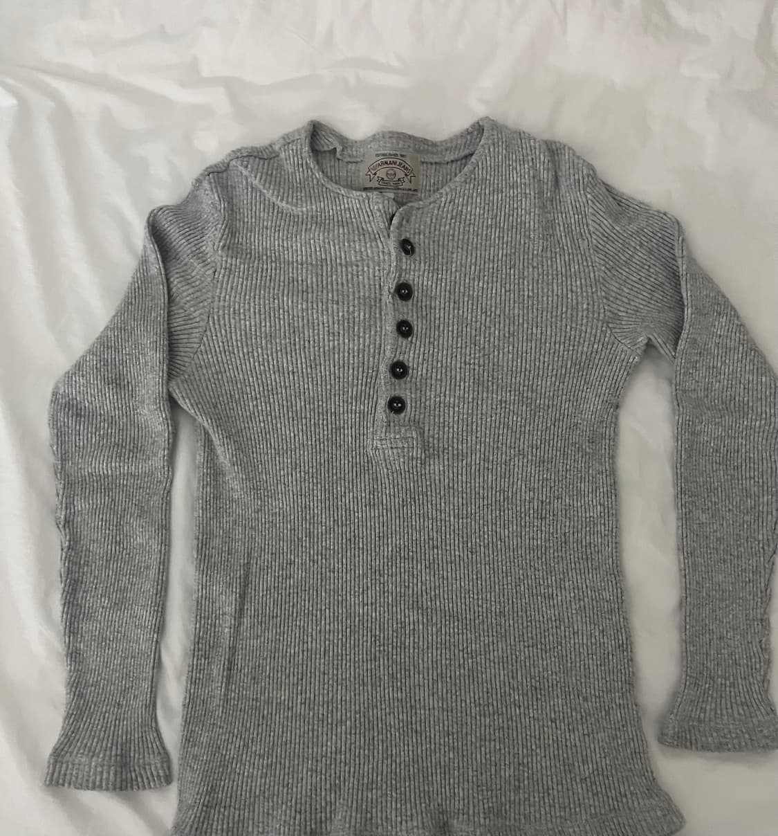 Armani knit henley neck 상품이미지1
