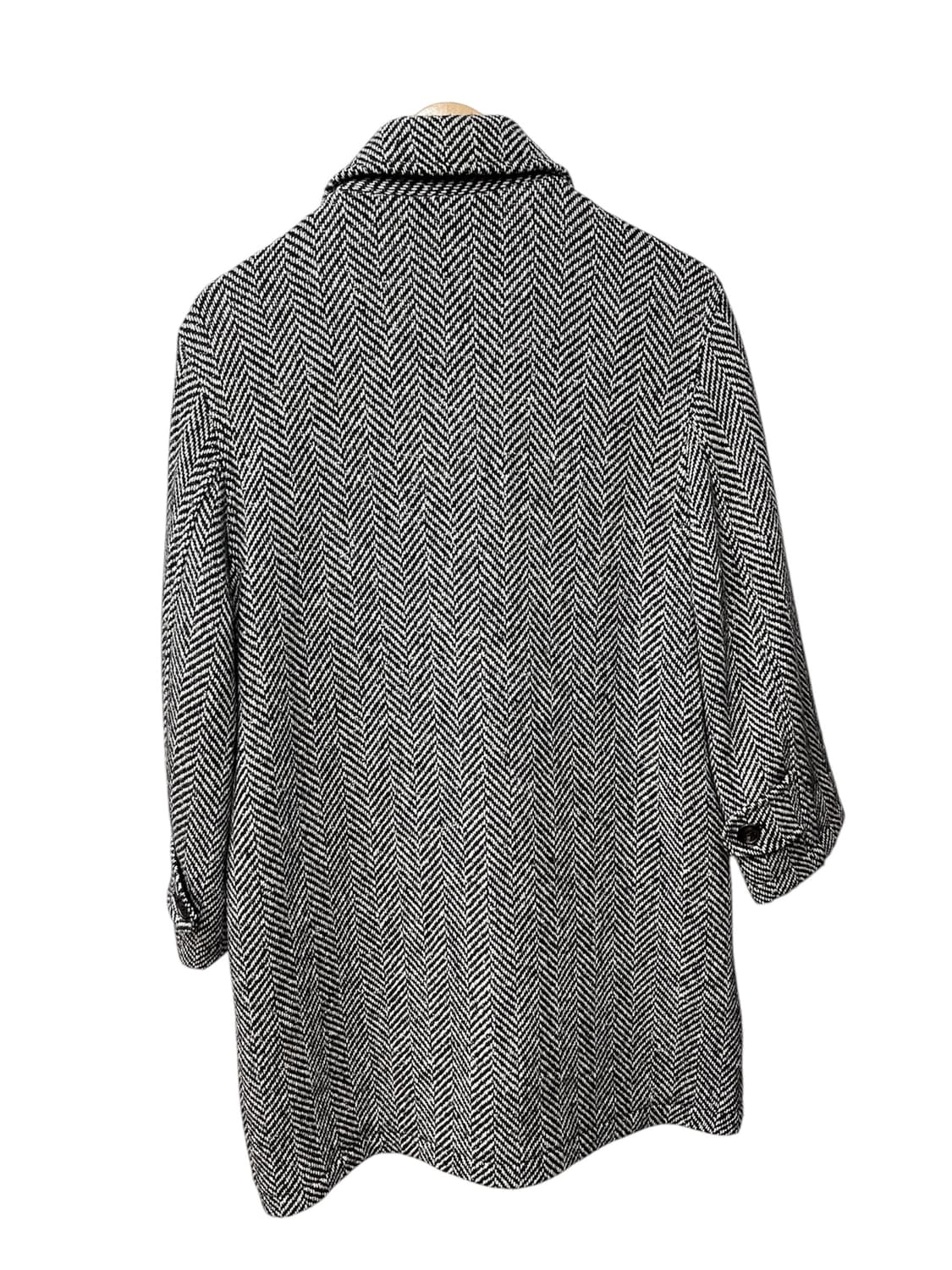 크리스챤 디올 헤링본 패턴 울 하프코트 상품이미지2