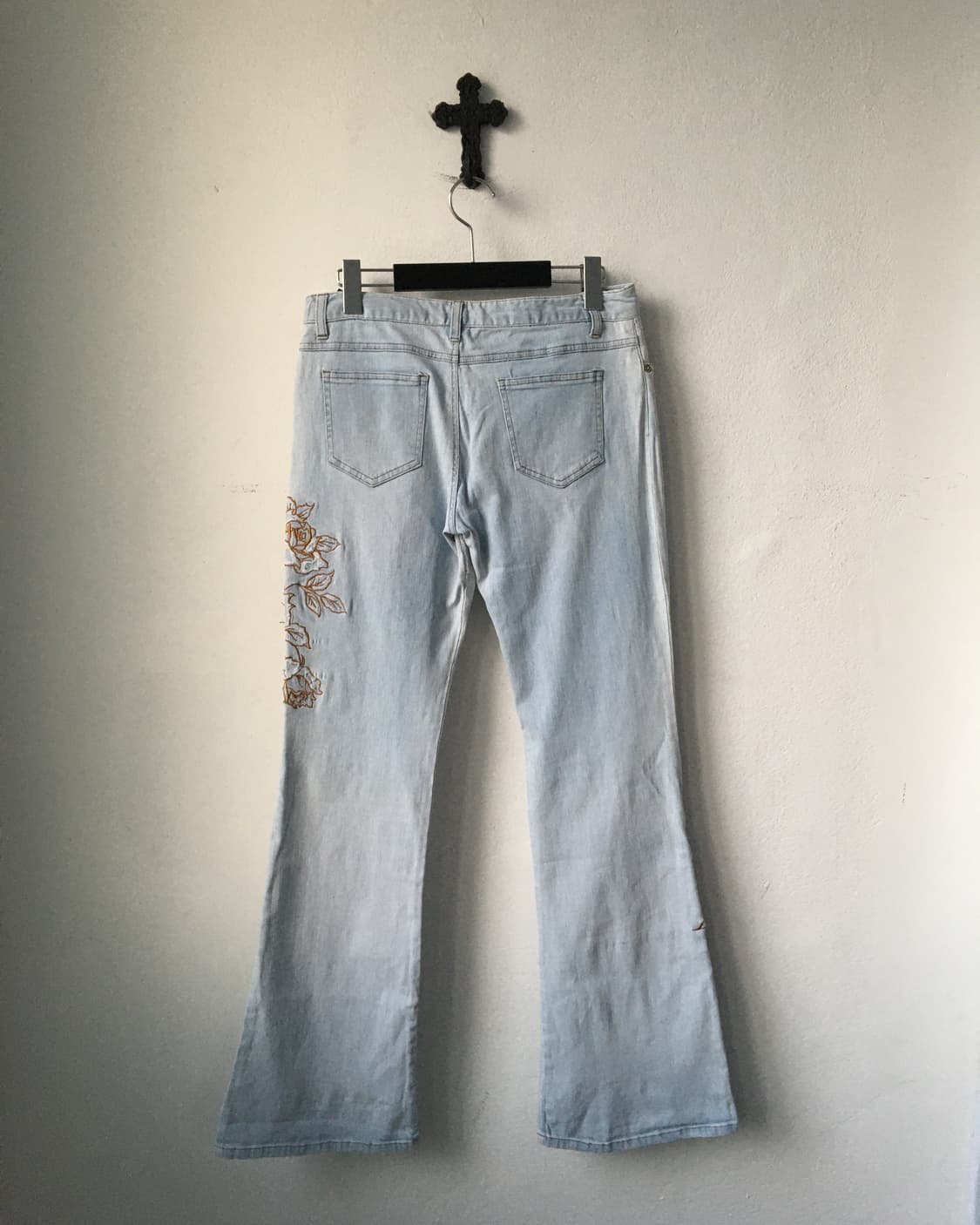 Embroidery point denim pants 상품이미지3