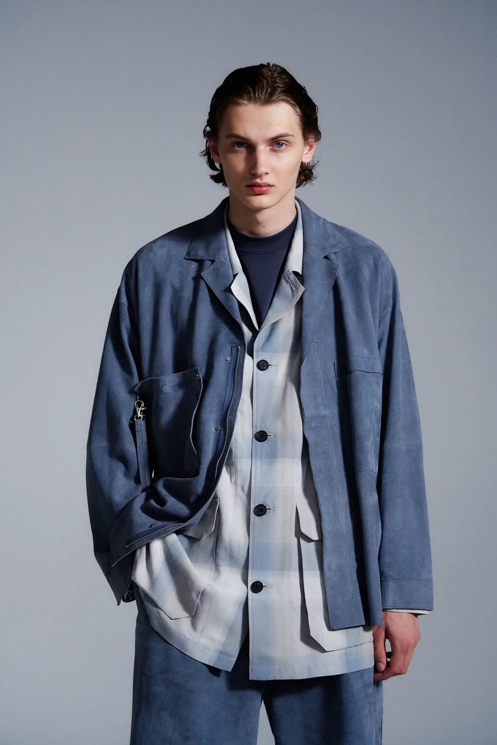 3) YOKE 요크 스웨이드 양가죽 셔츠 자켓 상품이미지7