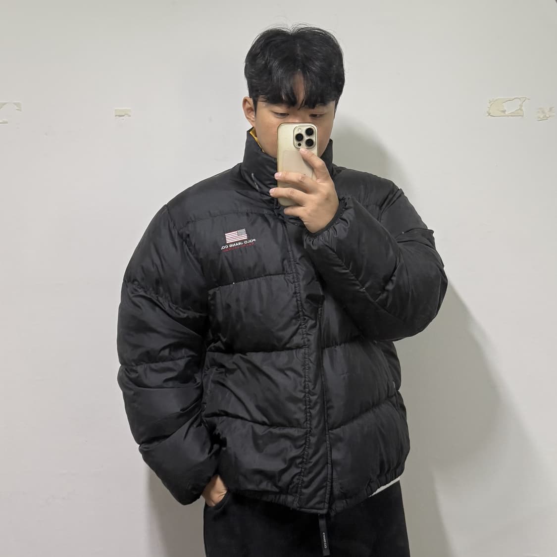 폴로 진스 성조기 푸퍼 다운 패딩 상품이미지4