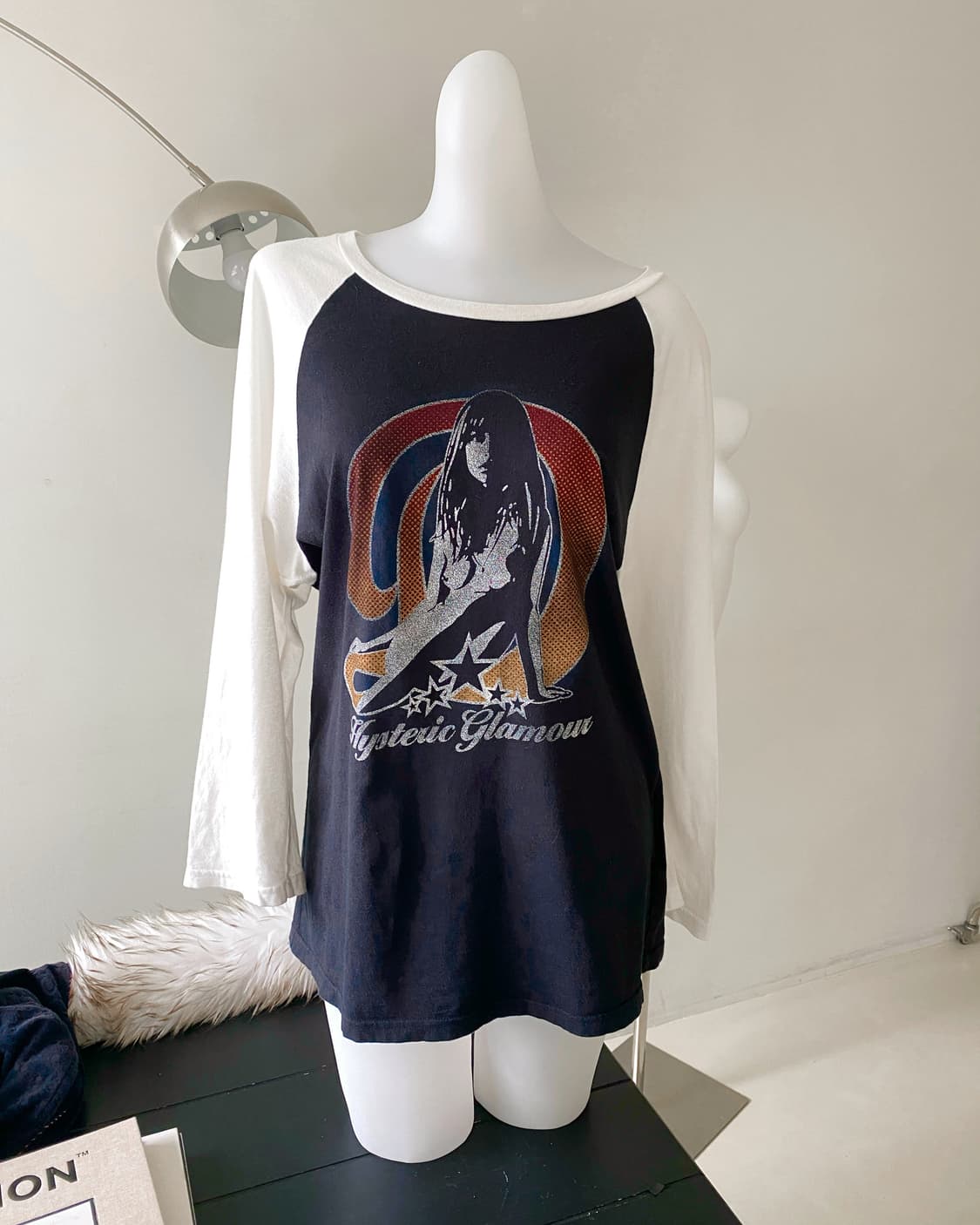 히스테릭글래머 걸즈 레글런 7부 티셔츠 상품이미지1