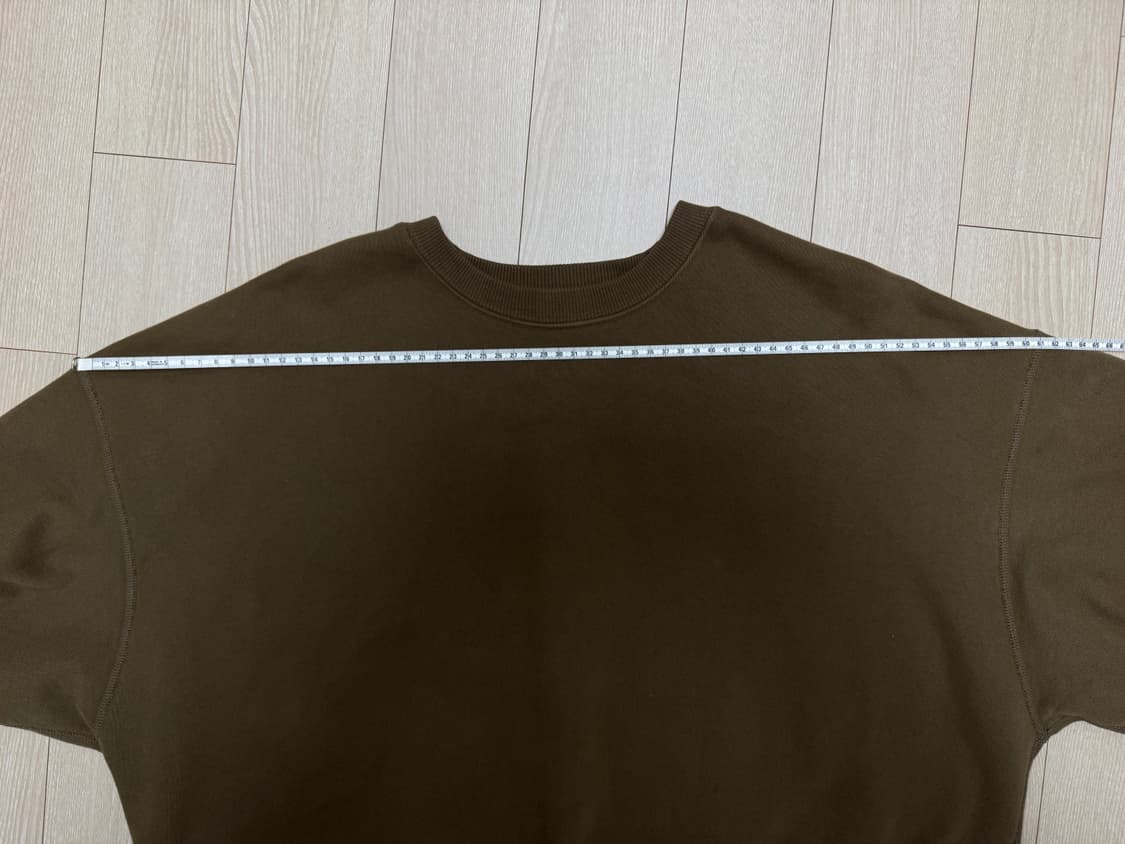 카키스 스탁 크루넥 스웻셔츠 올리브 상품이미지7