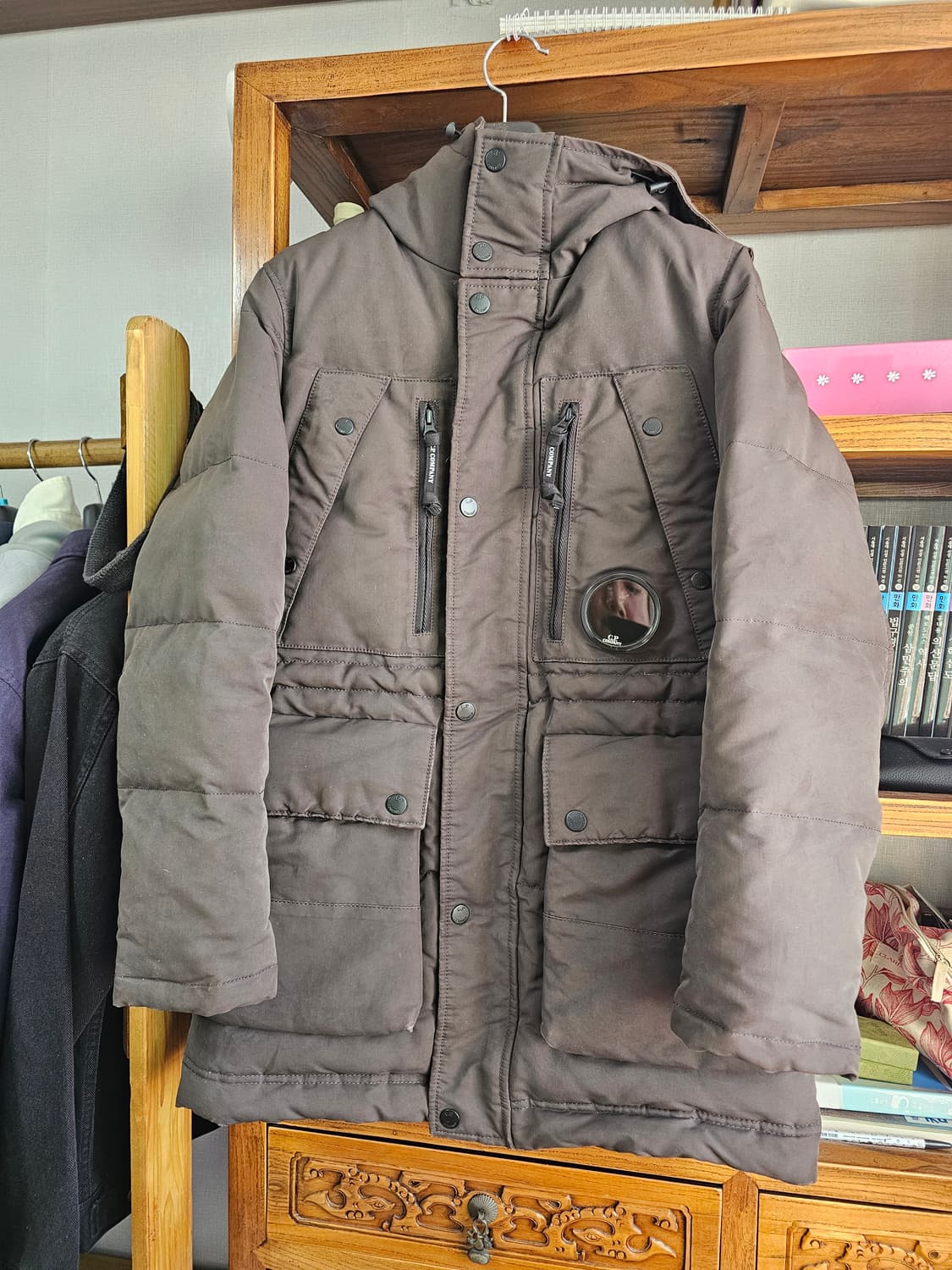 씨피컴퍼니 롱패딩 야상형 자켓 팔아요 cp 상품이미지2