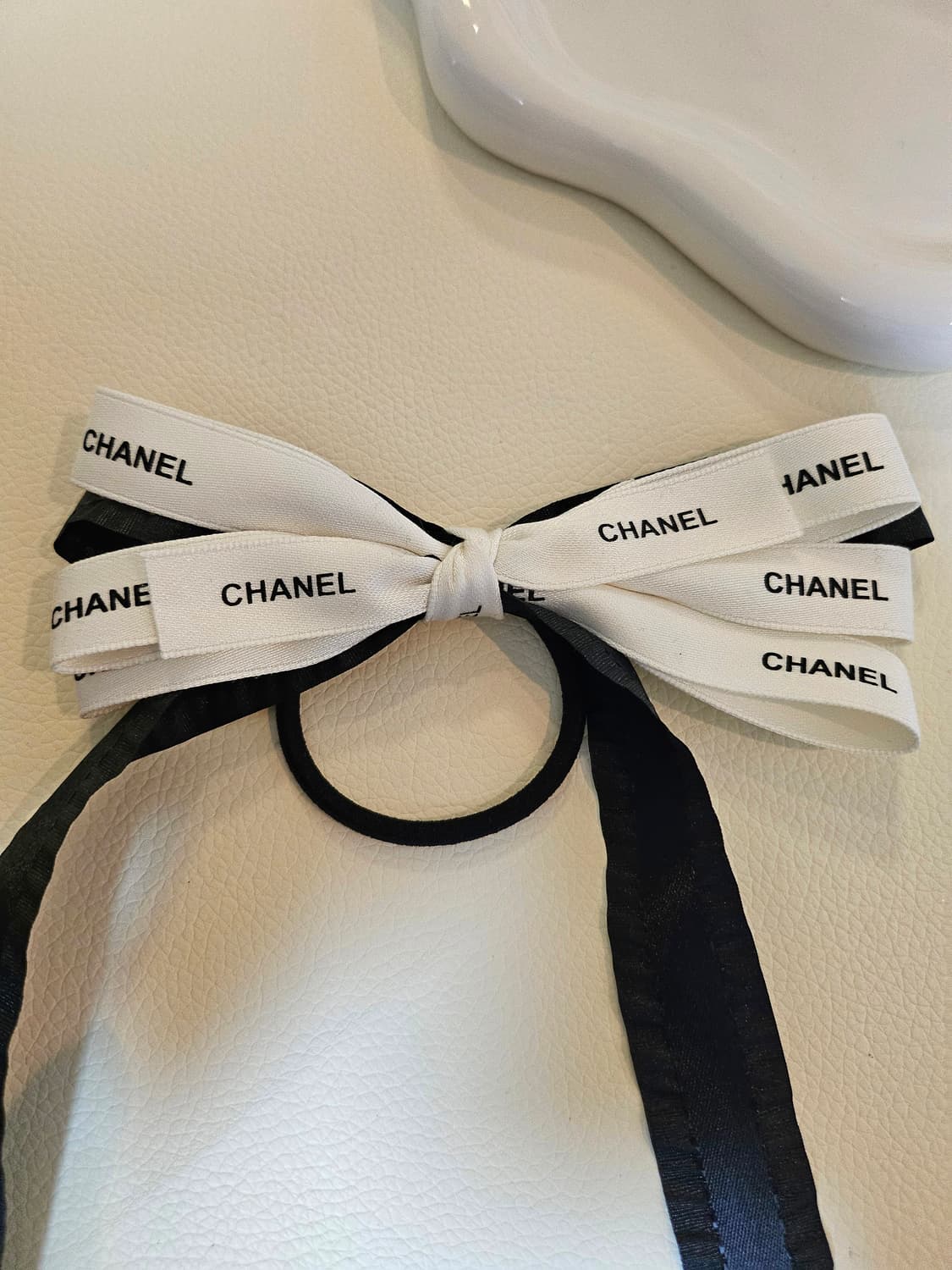 샤넬 업사이클링 머리끈 상품이미지2