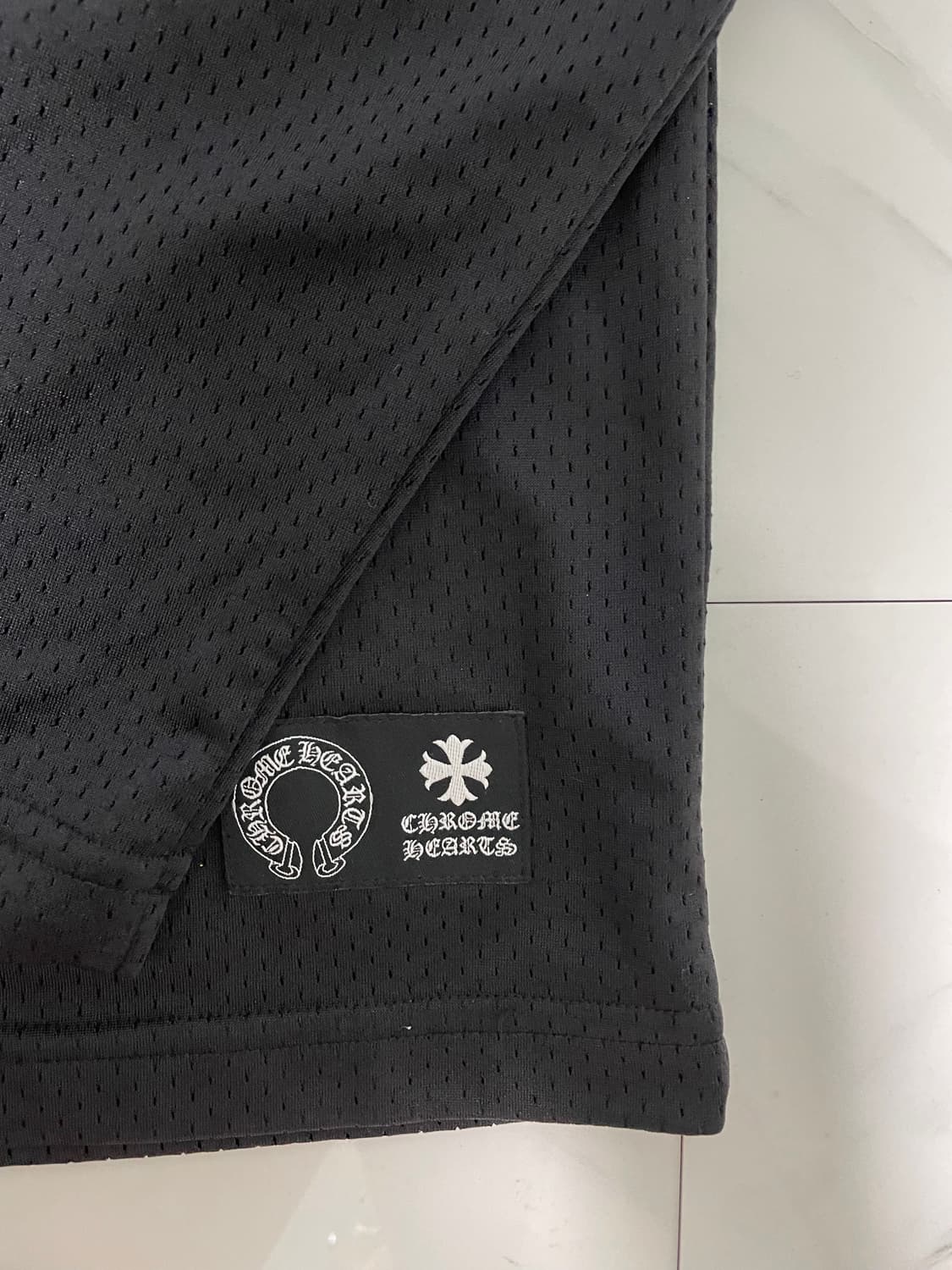 새상품 신형 크롬하츠 메쉬 웜업 져지 롱슬리브 L 영수증O 상품이미지2