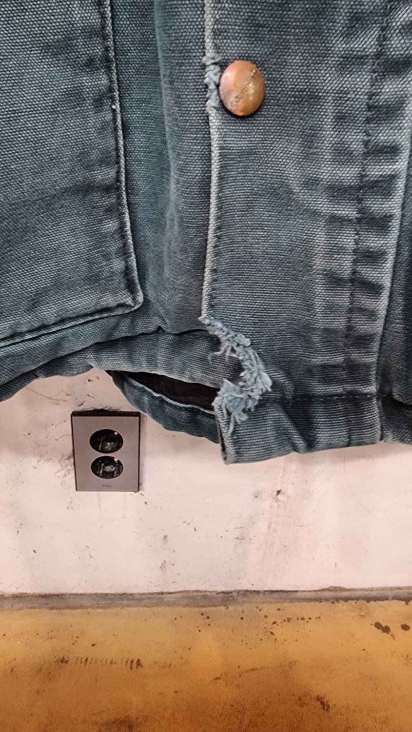 99s USA 칼하트 C10-HTG 번 자켓 XL 상품이미지7