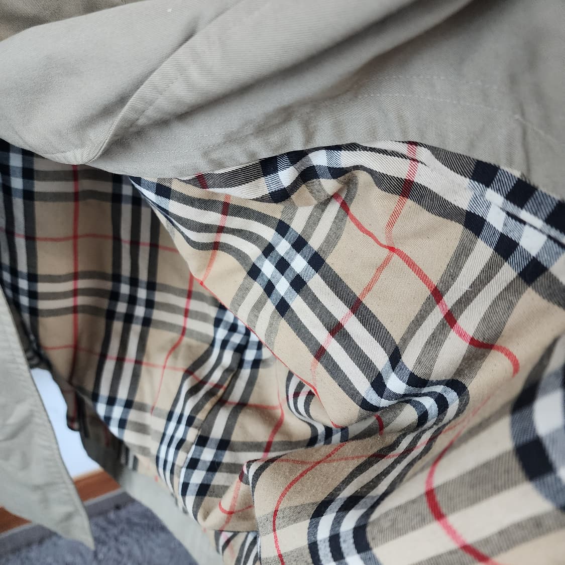 버버리 트렌치 코트 베이지 롱코트 상품이미지6