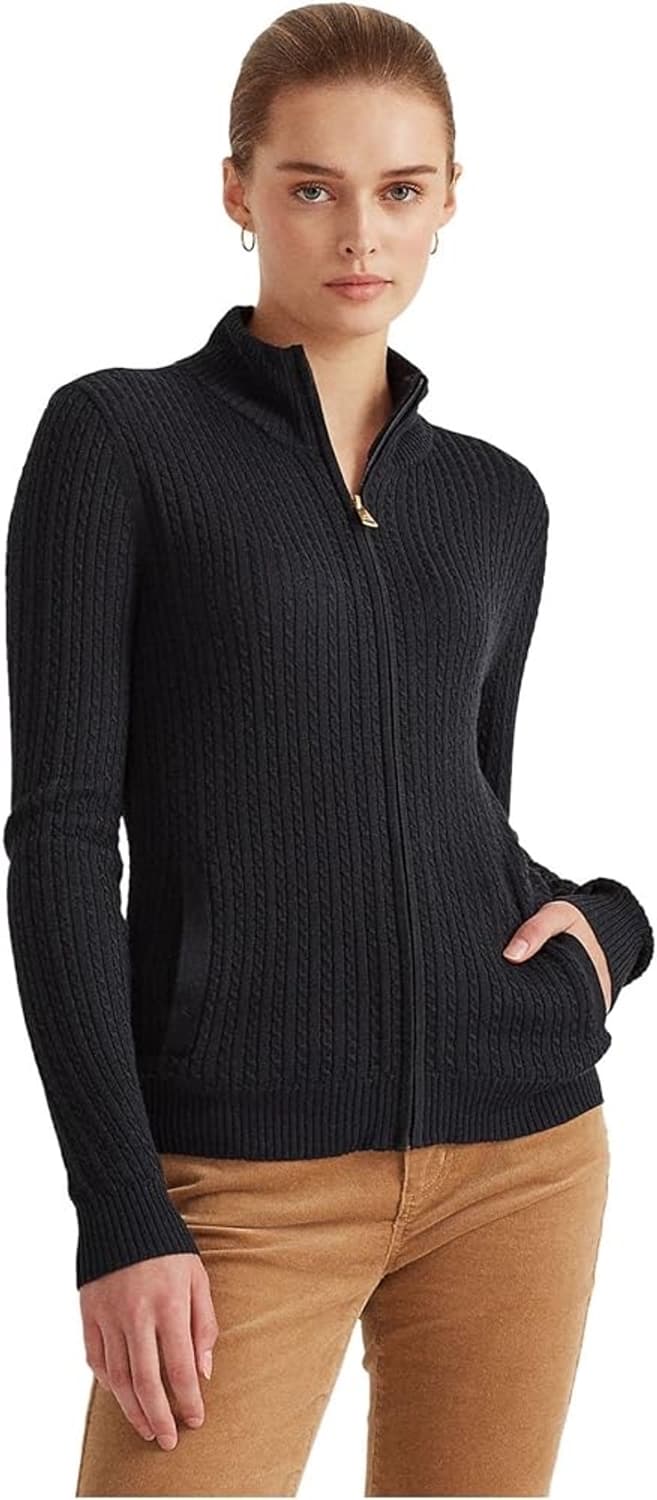 LAUREN RALPH LAUREN케이블 니트 집업S 상품이미지1