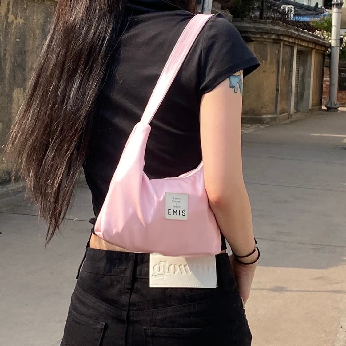 이미스 에나벨 호보백 라이트핑크 상품이미지4