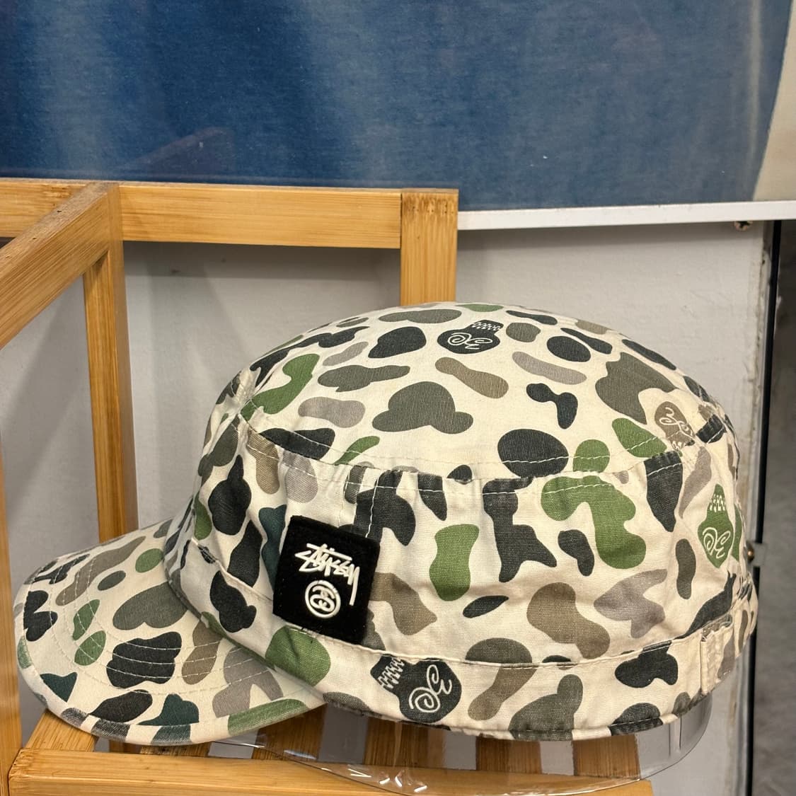 스투시 카모플라쥬 디자인 워크캡 OS 상품이미지3