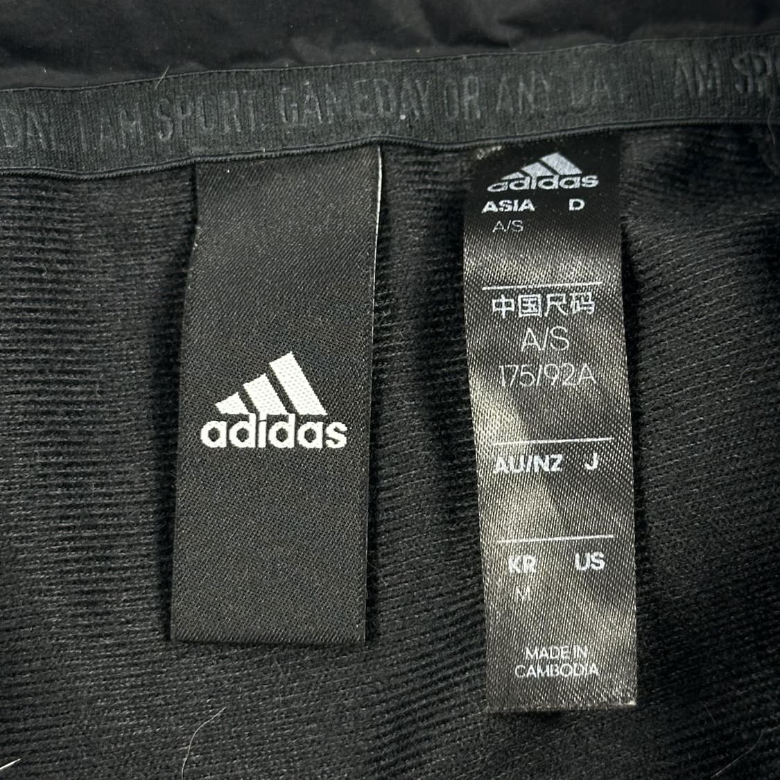 아디다스 오리지널 삼선 블랙 바람막이 자켓 (M) 상품이미지7