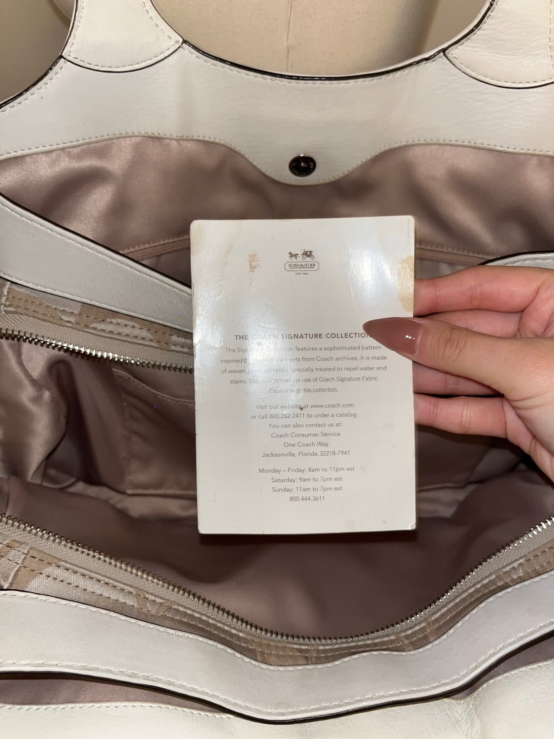 Coach Bacis Creami Shoulder bag 상품이미지8