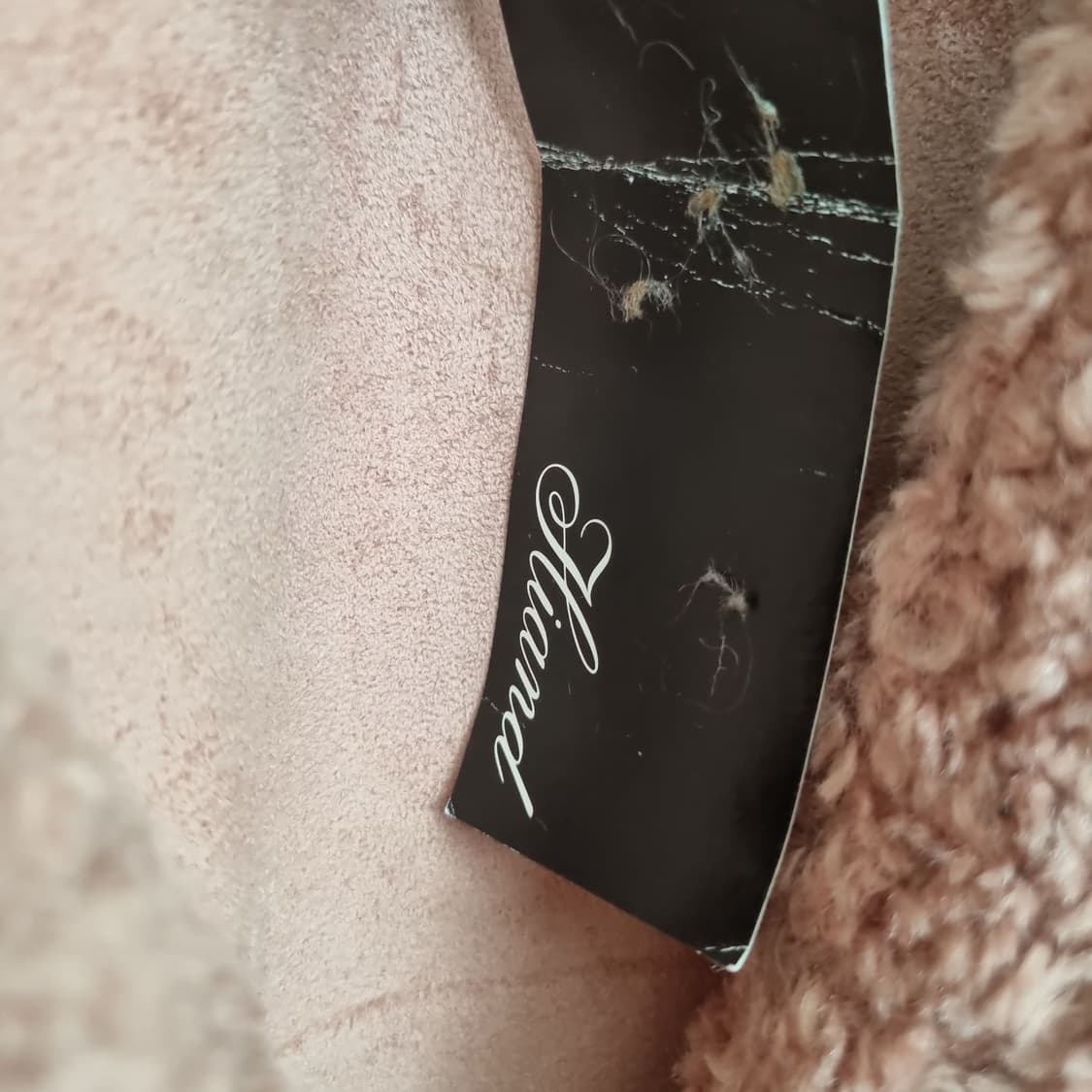 HIAND 하이앤드 핑크 보아퍼 숏코트  상품이미지7