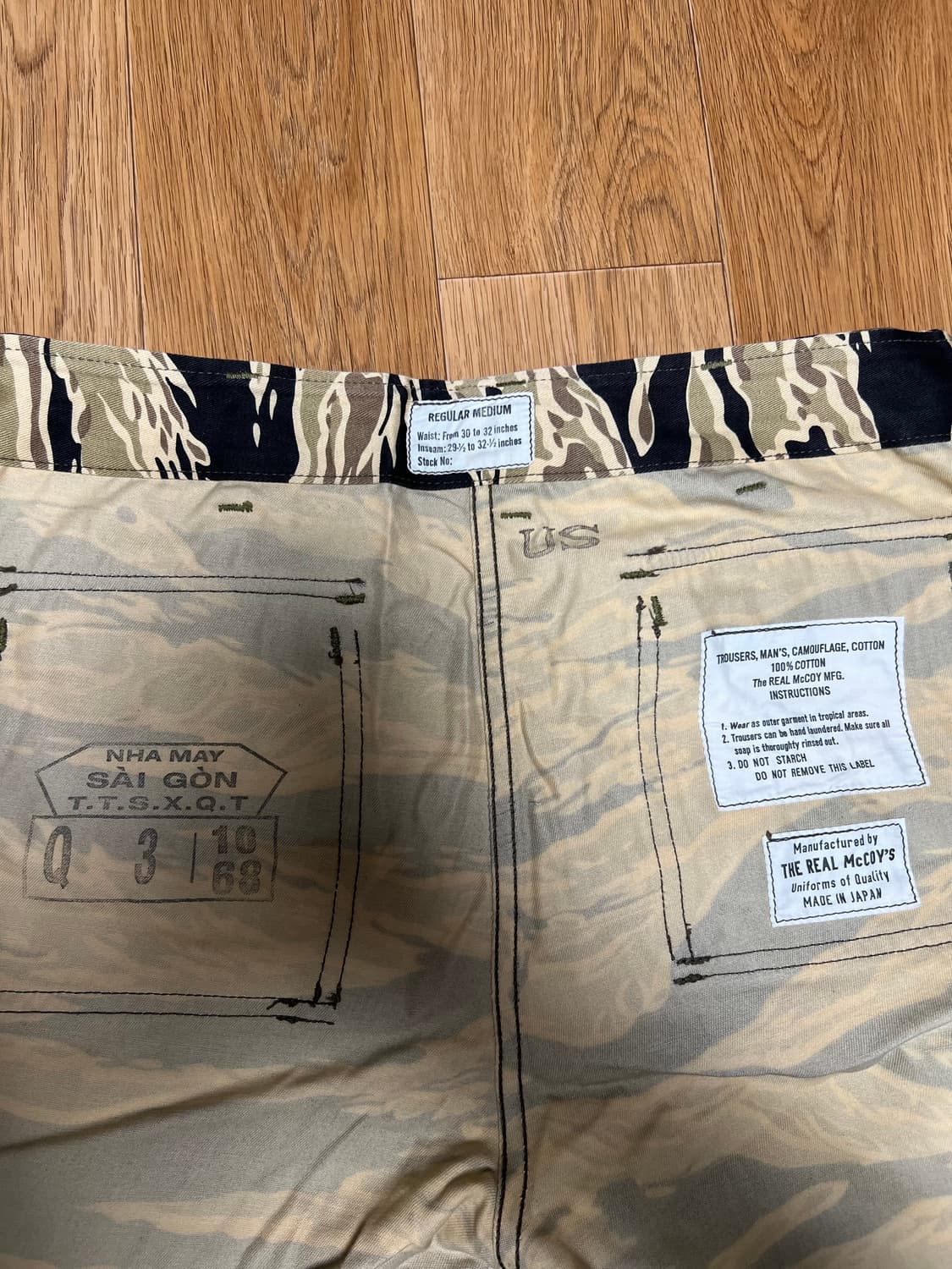 더리얼맥코이 타이거카모 쇼츠(골드타이거, 사막색) 상품이미지5