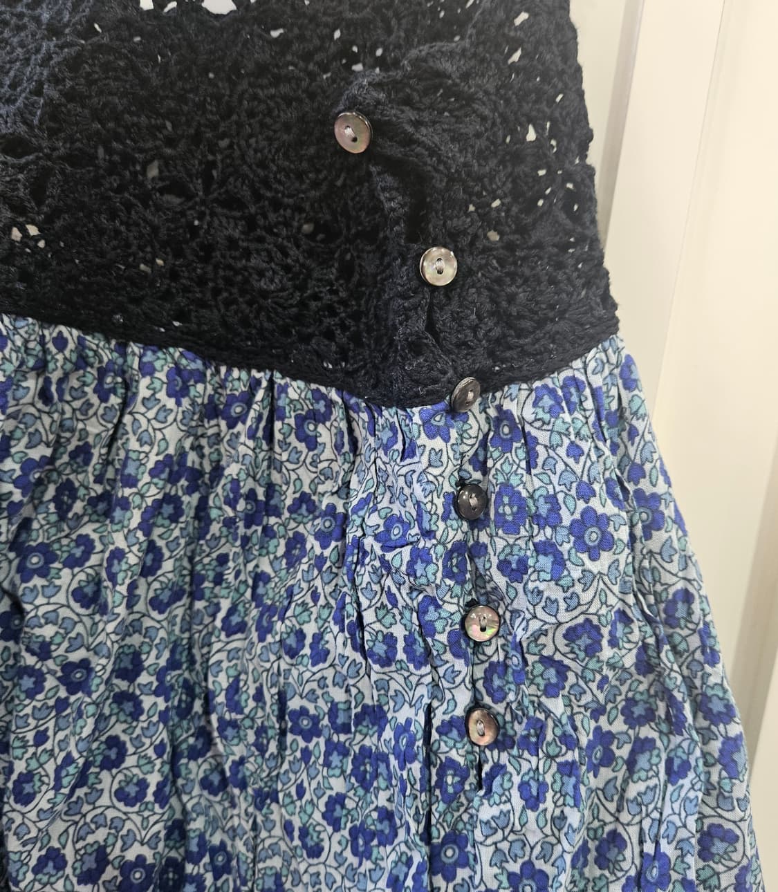 크로쉐 레이어드 플라워 원피스 상품이미지5