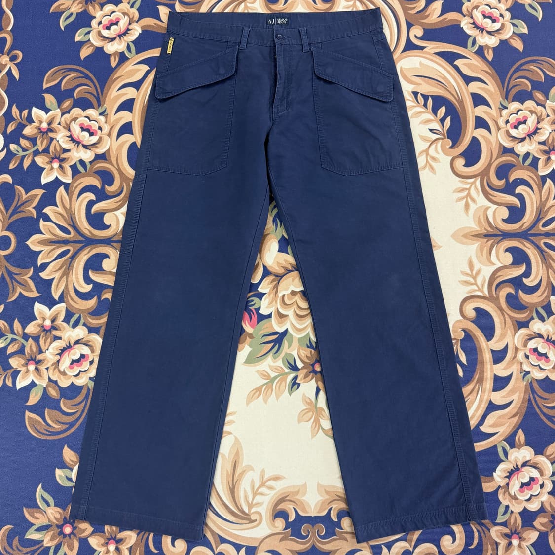 (36)아르마니 진스 Armani jeans 스냅 코튼팬츠(네이비) 상품이미지1