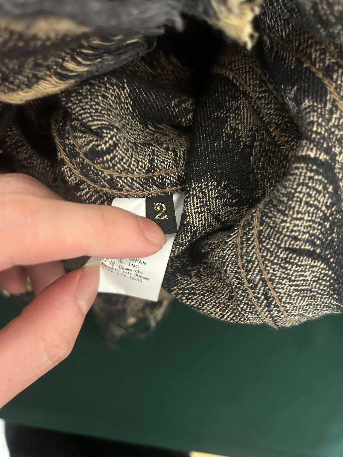 캐피탈 페더자켓 블랙베이지 M 상품이미지2