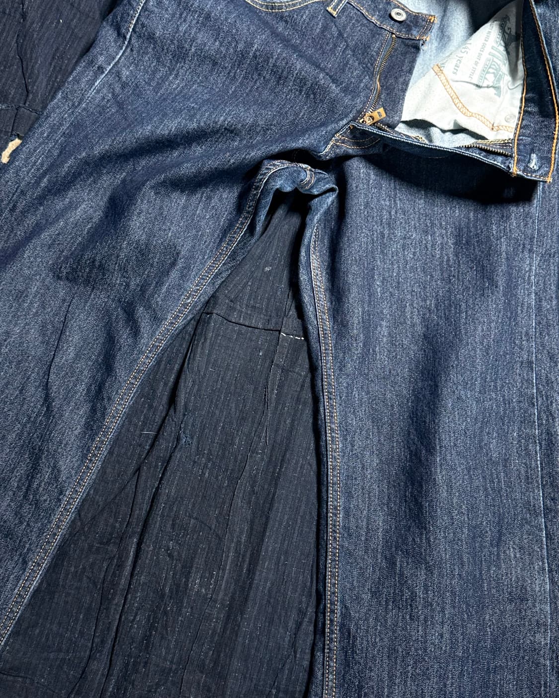 리바이스 505 레귤러핏 쿨 데님 팬츠 32 상품이미지3