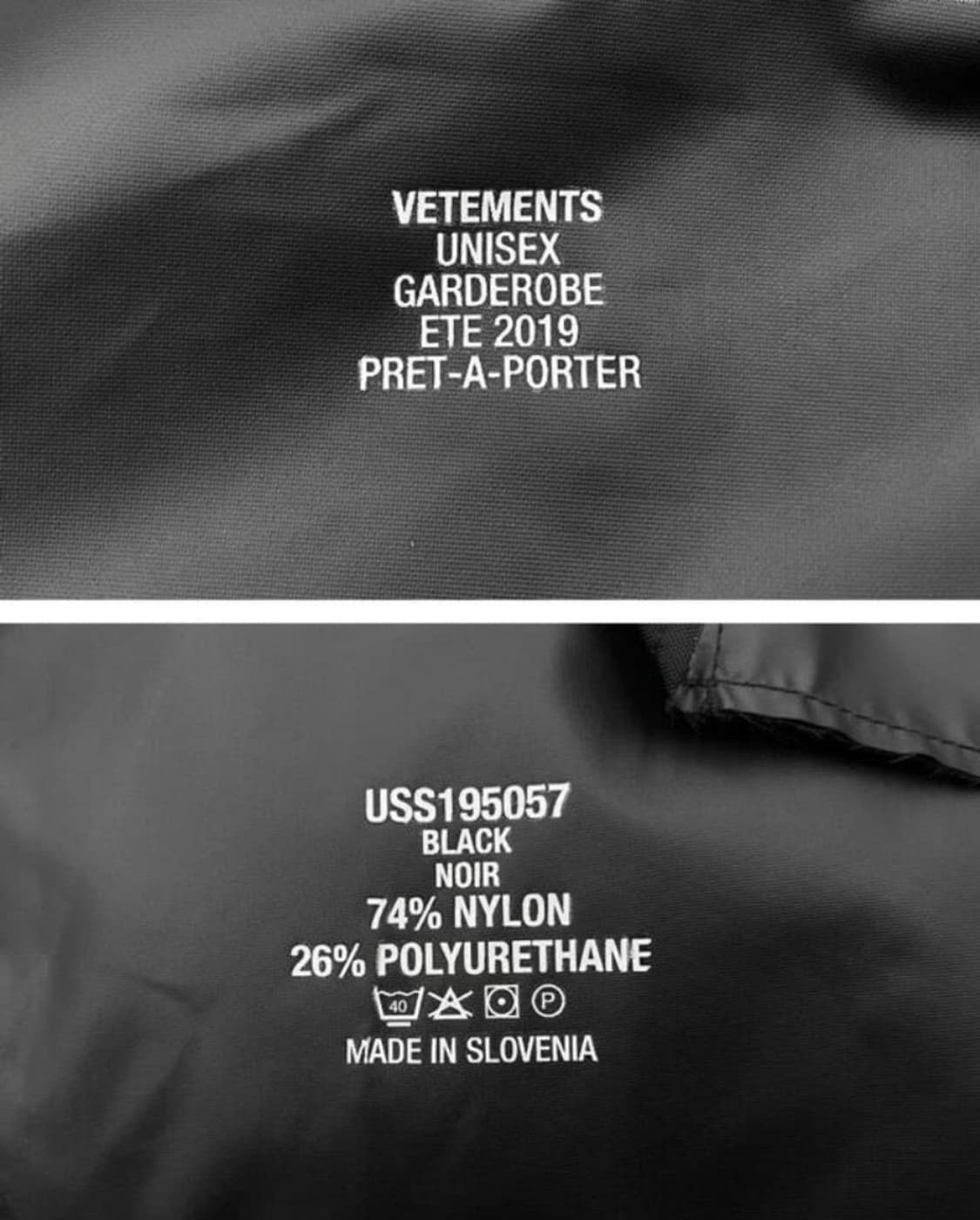 베트멍 QR코드 레인 코트 상품이미지2