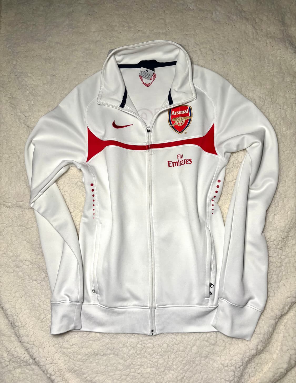 {희귀템❤️}  나이키 아스날 트랙탑 져지 화이트 상품이미지2