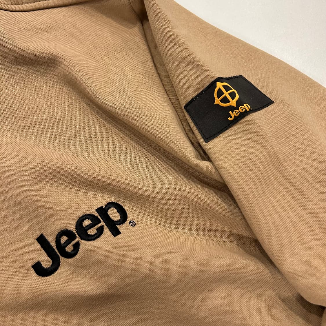 [L] JEEP 지프 반집업 아노락 맨투맨 베이지 A445 상품이미지5