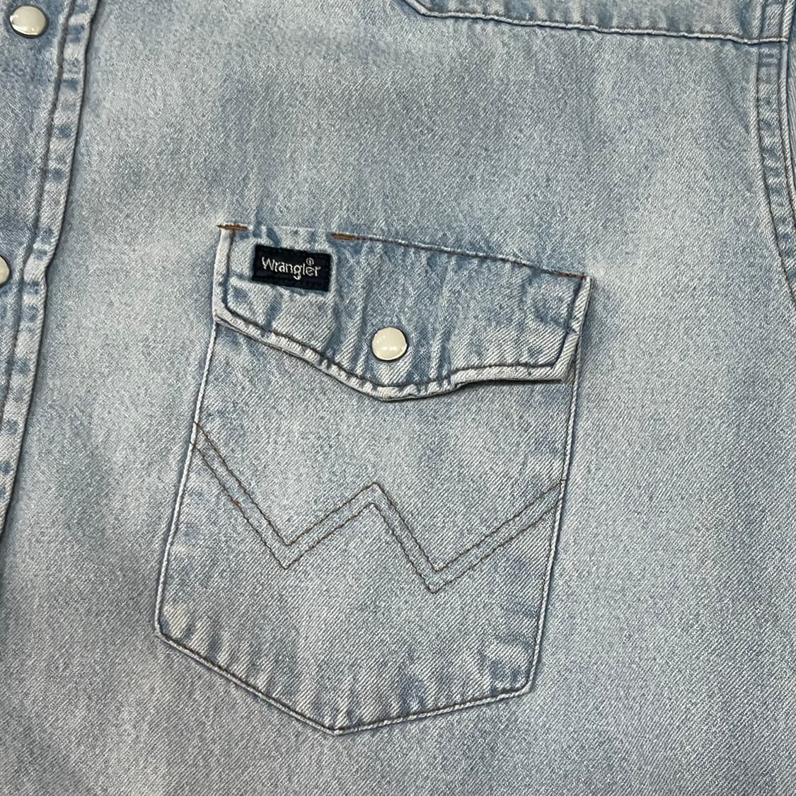  랭글러 웨스턴 데님 셔츠 y14649 상품이미지4