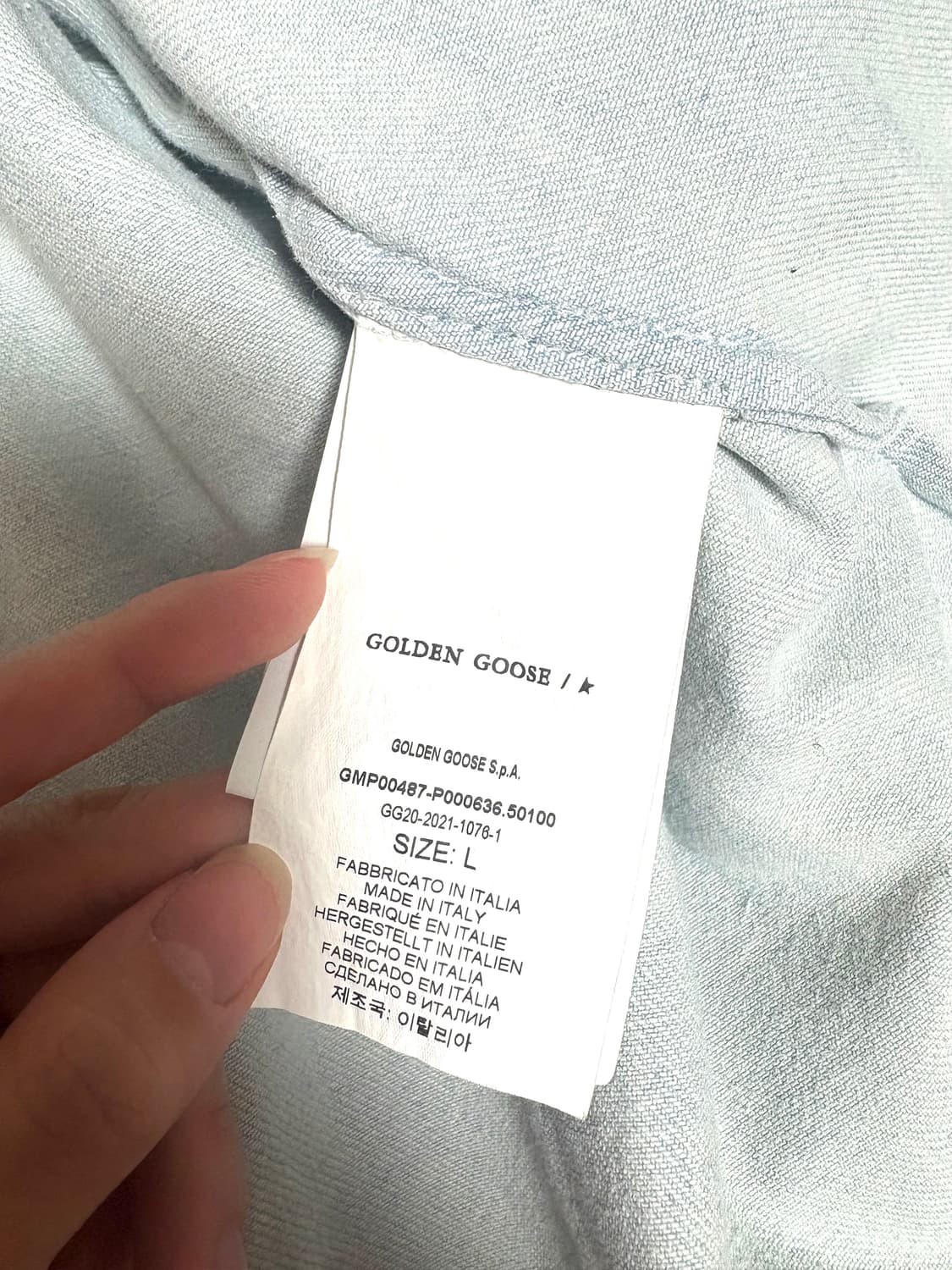 Golden Goose Western Denim Shirt 상품이미지5