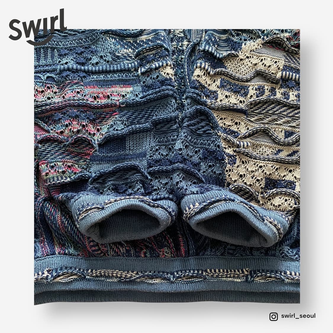 🌊 TUNDRA 3D cable knit 상품이미지6