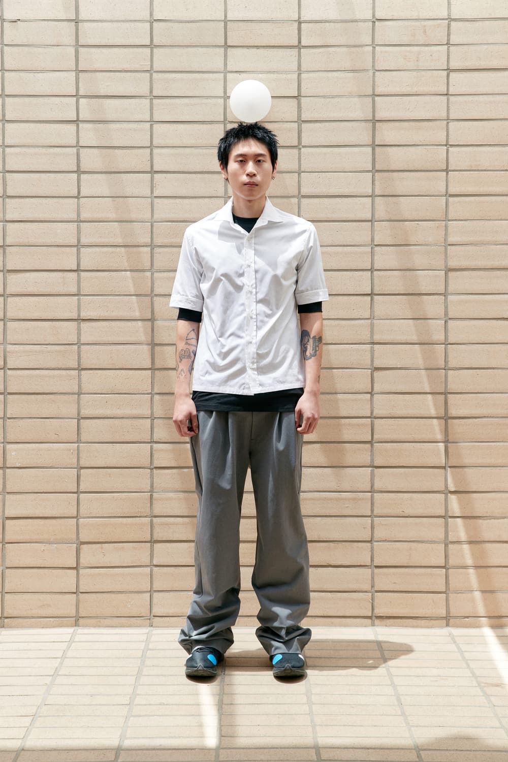 BACK PRINTED SLIM SHORT - SLEEVED SHIRT 상품이미지3